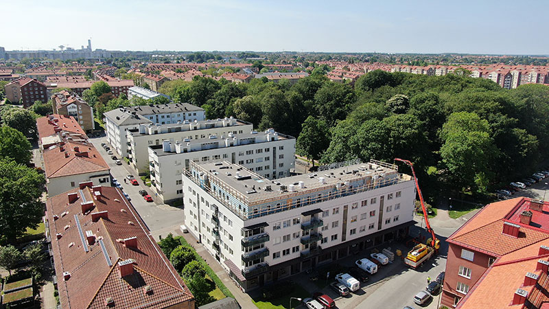 Rönneholmsterrasserna – fem penthouse lägenheter